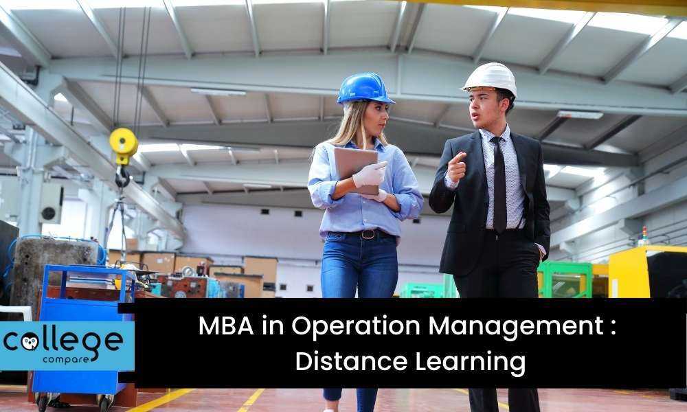 MBA in Operation Management : Distance Learning